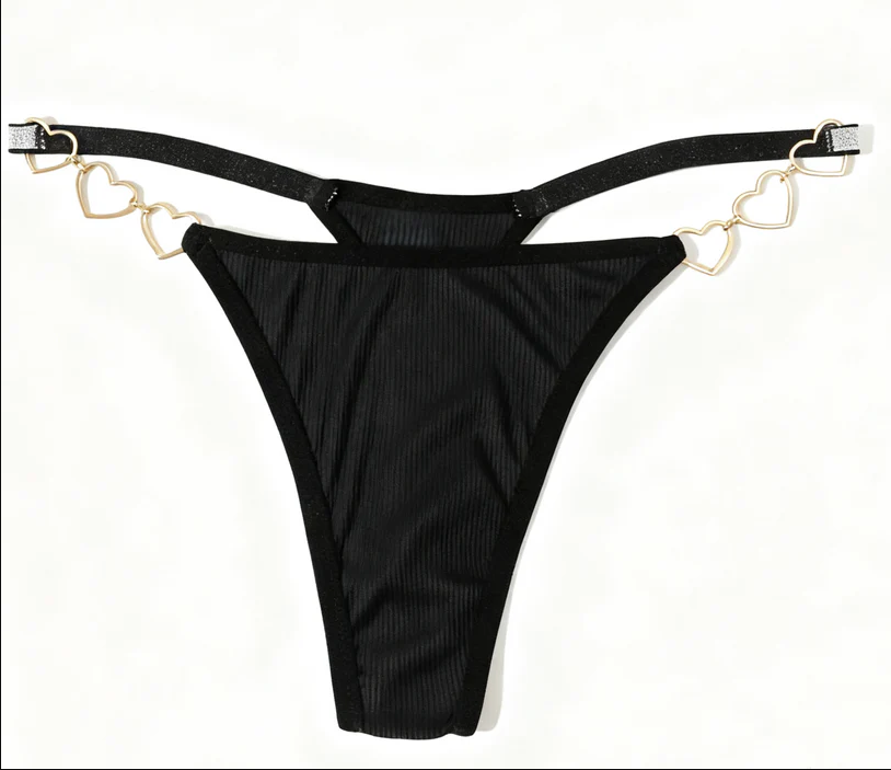 Adjustable High Premium One size Quality Panty G-STRING Panties Underwear Underpants Rhinestone Bikini Elastic Body Chai