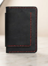 Genuine Leather Wallet for Men | Crazy Horse Pull-Up Cowhide Bifold Wallet with Card Slots & Cash Compartment