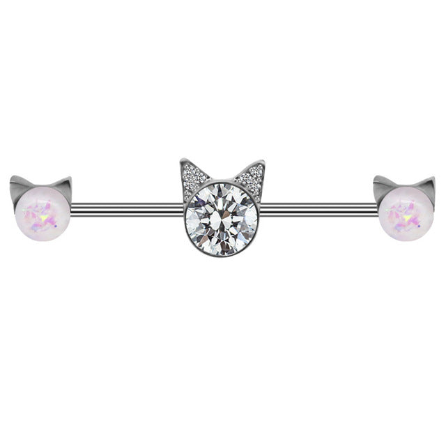 Must Have Steel 38mm Ear Plug 14G Piercing Industrial Cartilage Ear Jewelry – Earrings Online in Pakistan | Hanaya
