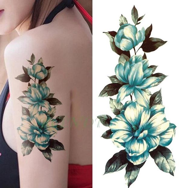 Waterproof Temporary Tattoo Sticker Face hand tattoo leg tattoo neck tattoo wrist tattoo thigh tattoo back tattoo arm tattoo foot tattoo Mehndi Henna