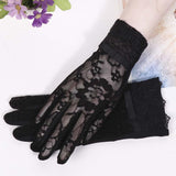 Dress Up in Style with Trendy Womens Gloves Fishnet Driving Fashion Mittens – Image 2 of 2
