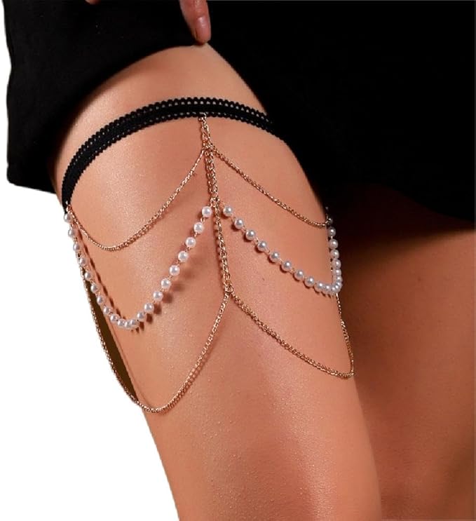 Bohemian thigh chain Design 4