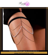 Bohemian thigh chain Design 4