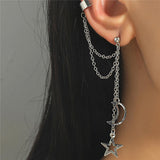 Pair High Quality Korean Style Ear Cuff Style Elegant Stylish Fashionable Jewelry – Close Up – Earrings | Hanaya Pakistan