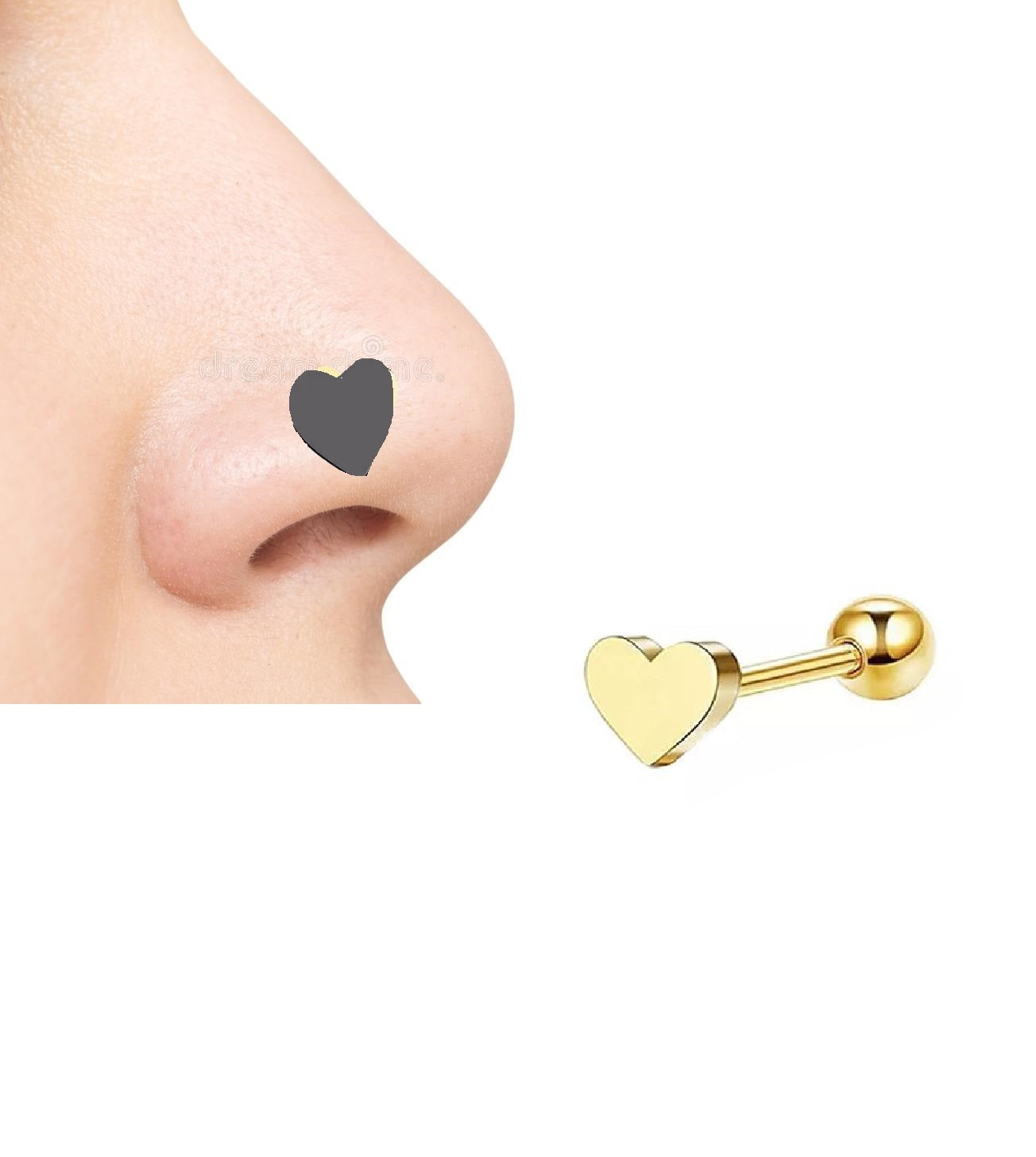 Helix Nose Piercing Ring 1pc Body Jewelry – Helix Tragus Daith Conch Body Piercing Jewelry Pakistan | Hanaya Store