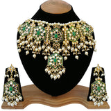 Original Kundan Handmade Bridal Party Wedding Engagement Jewelry Set For Women – Image 2 of 2