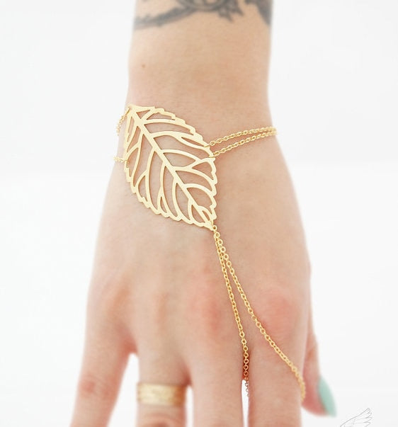 Royal Leaf Trendy Charm Bracelet For Girls – Image 3 of 3