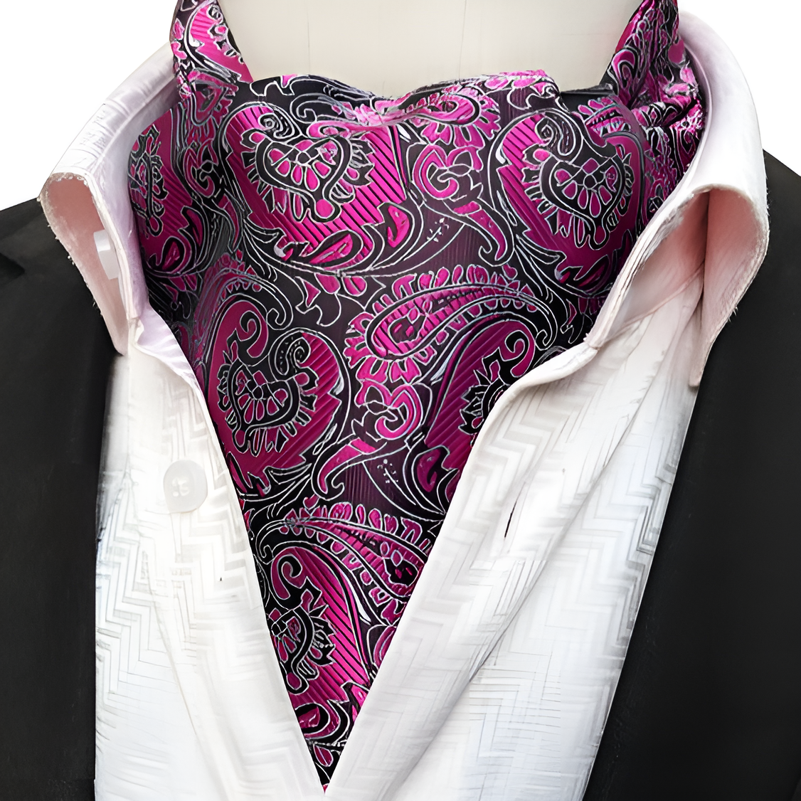 Silk Printed Mens Neck Fashion Ties CRAVAT Bow Tie Bow Ties Fashion Design Male Clothing Bows and Ties Men Wedding Dress Ties and Bowties Ascot Tie Jacquard Woven Mens Neck Tie Fashion Ascort – Image 19 of 19
