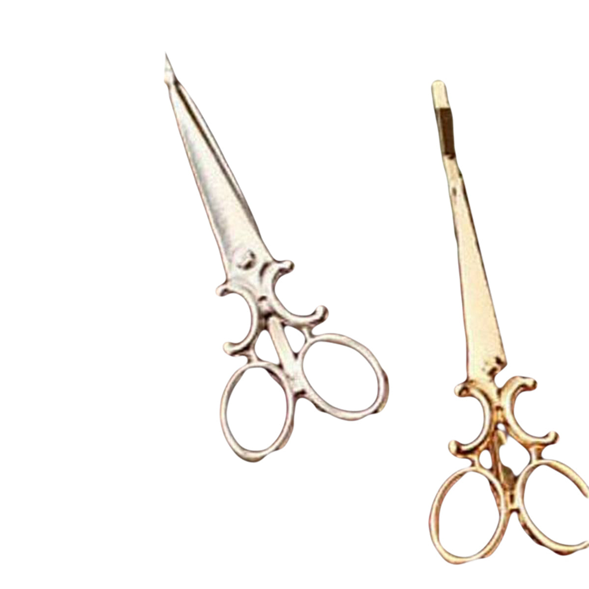 2 Pieces Shiny Metal Hair Scissor Clips Hairpin Headband Hair Accessories – Detail View – Accessories for Women Pakistan |...
