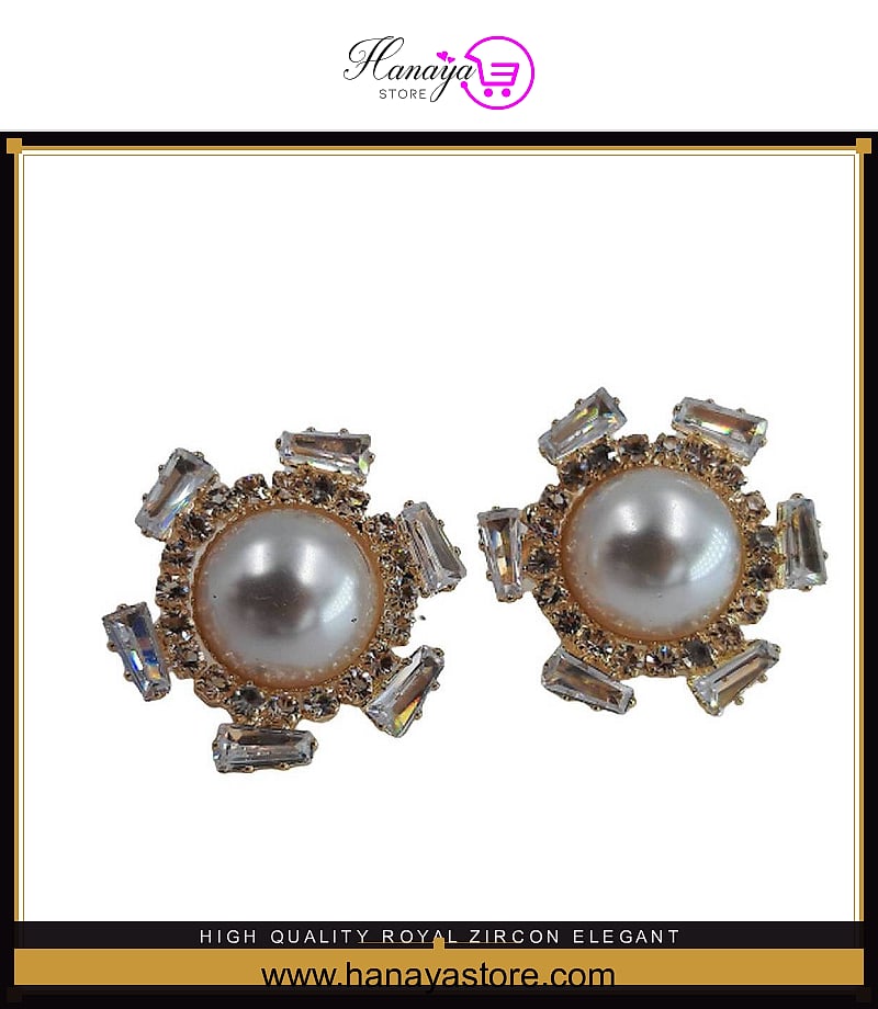 High Quality Royal Zircon Elegant Stylish Earrings – Earrings Online in Pakistan | Hanaya