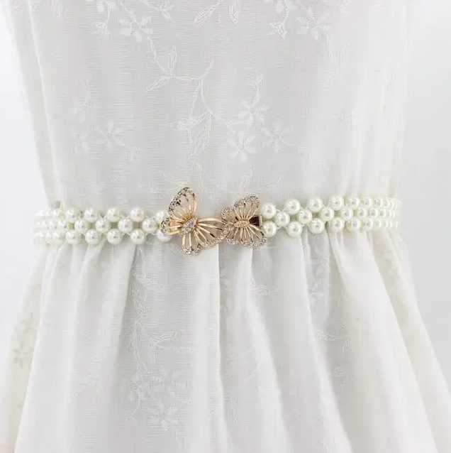 Stylish Stretchable Waist Chain for Women Belt for Girls Kamar Band Slim Belt for Women Trendy Fashionable Elegant Party Wear Waist Accessories – Body Chain Belly Chain Bridal Body Jewelry Pakistan | Hanaya Store