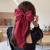 Bow hair clip women large bowknot hairpin barrettes girls ponytail clip hair accessories – Accessories Online in Pakistan ...