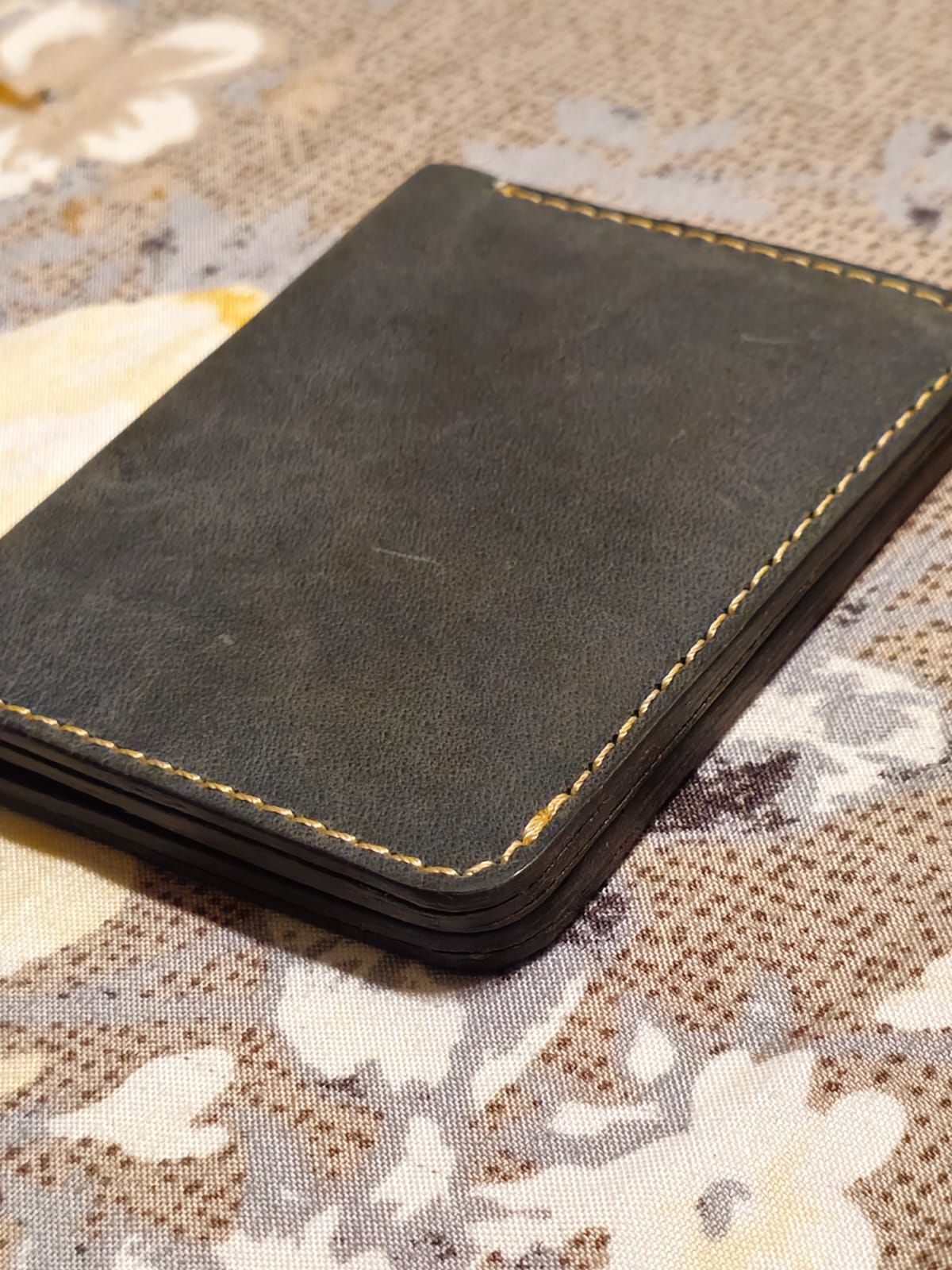 Genuine Leather Wallet for Men | Crazy Horse Pull-Up Cowhide Bifold Wallet with Card Slots & Cash Compartment