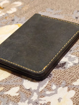 Genuine Leather Wallet for Men | Crazy Horse Pull-Up Cowhide Bifold Wallet with Card Slots & Cash Compartment