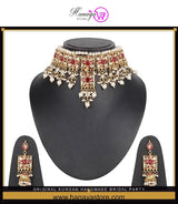 Original Kundan Handmade Bridal Party Wedding Engagement Jewelry Set For Women