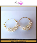 High Quality Small Big Pearl Tassel Royal Elegant Stylish Earring – Earrings Online in Pakistan | Hanaya
