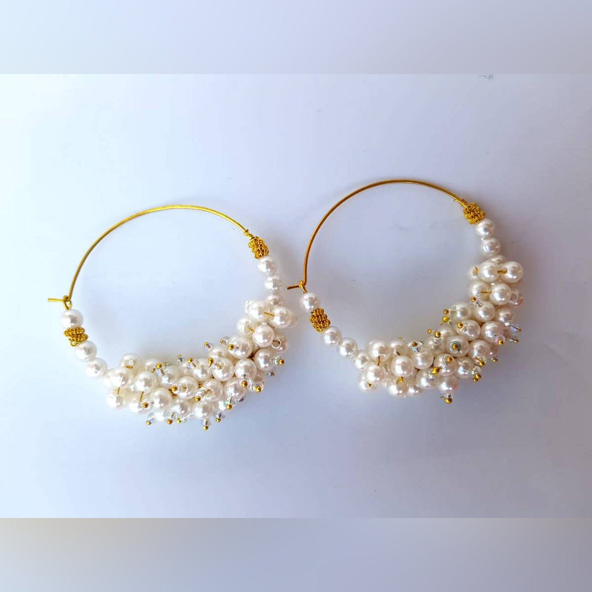 High Quality Small Big Pearl Tassel Royal Elegant Stylish Earring – Earrings Online in Pakistan | Hanaya