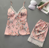 Premium Quality Nightdress Pajama Pajamas Set Stretch Body Con Mini Dress Sleepwear Lingerie Nightgown – Image 3 of 3