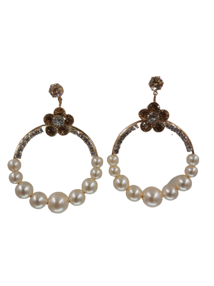 Trendy Royal Crystal Elegant Stylish Earrings for Women – Earrings Online in Pakistan | Hanaya