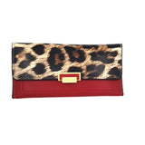 Wristband Women Long Clutch Wallet Large Capacity Wallet Cheetah Style – Close Up – Accessories | Hanaya Pakistan