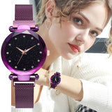 Luxury Women Sports Magnet & Non Magnet Buckle Starry Geometric Surface Lightweight Watch – Close Up – Accessories | Hanay...