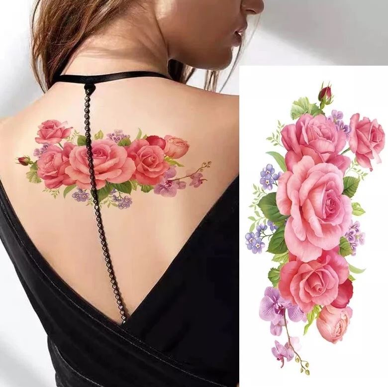 Waterproof Temporary Tattoo Sticker Face hand tattoo leg tattoo neck tattoo wrist tattoo thigh tattoo back tattoo arm tattoo foot tattoo Mehndi Henna