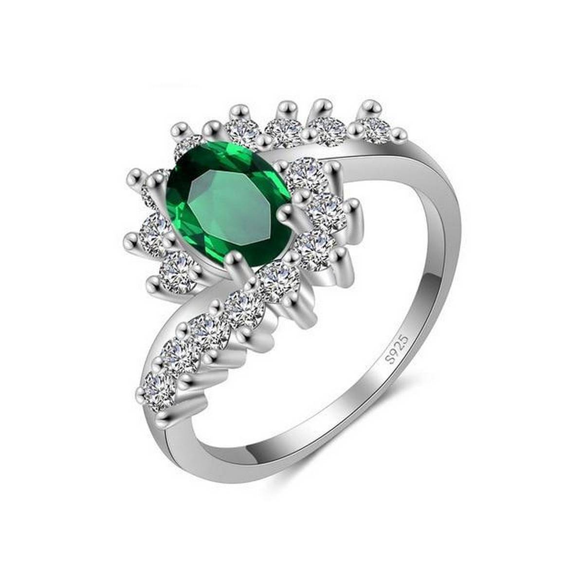 925 Stamped Metal and Shining Cubic Zircon High Class Zircon – Close Up – Accessories | Hanaya Pakistan