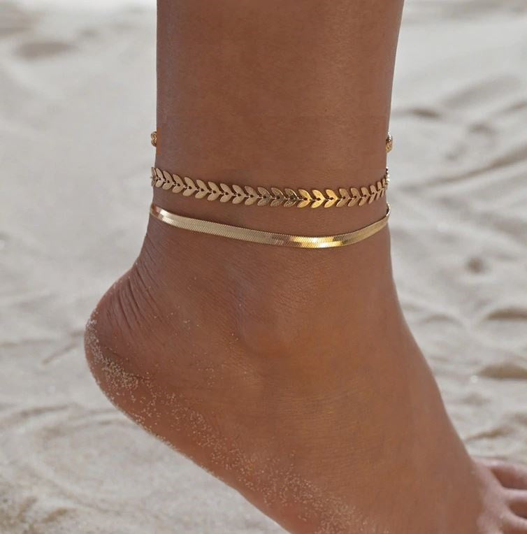 Classy Elegant Ladies anklet for girls stylish anklet for girls stylish – anklet Online in Pakistan | Hanaya