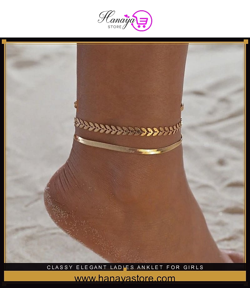 Classy Elegant Ladies anklet for girls stylish anklet for girls stylish – anklet Online in Pakistan | Hanaya