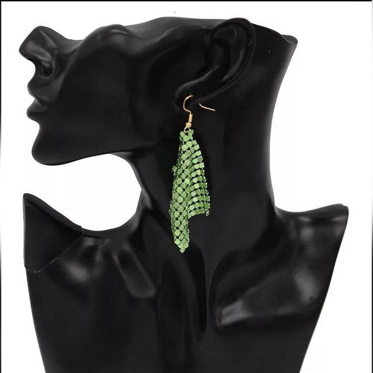 Hanya Collection Royal Sequins Tassel Crystal Trendy Earring – Lifestyle – Buy Accessories Pakistan | Hanaya