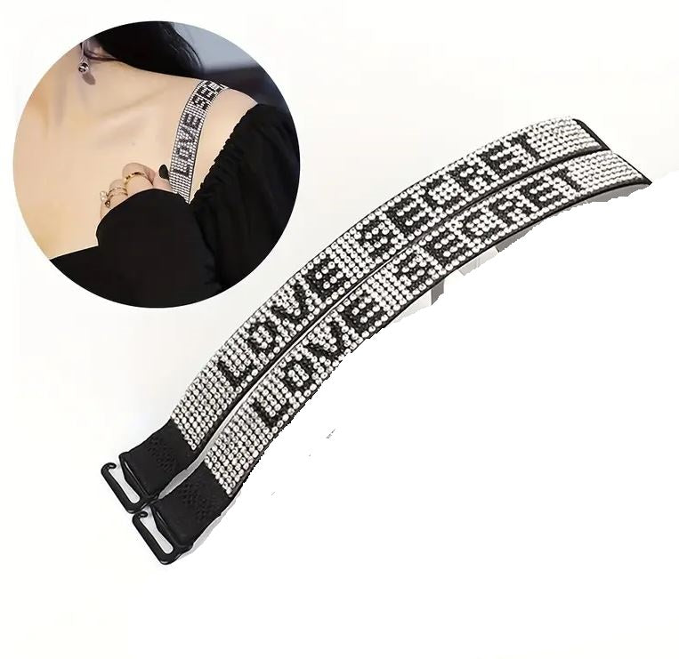 1 PAIR Adjustable Bra Strap Bra Strap Women Bra Shoulder Strap Elastic Anti Slip Adjustable Underwear Strap Detachable Ladies Bra Accessory – Image 3 of 4