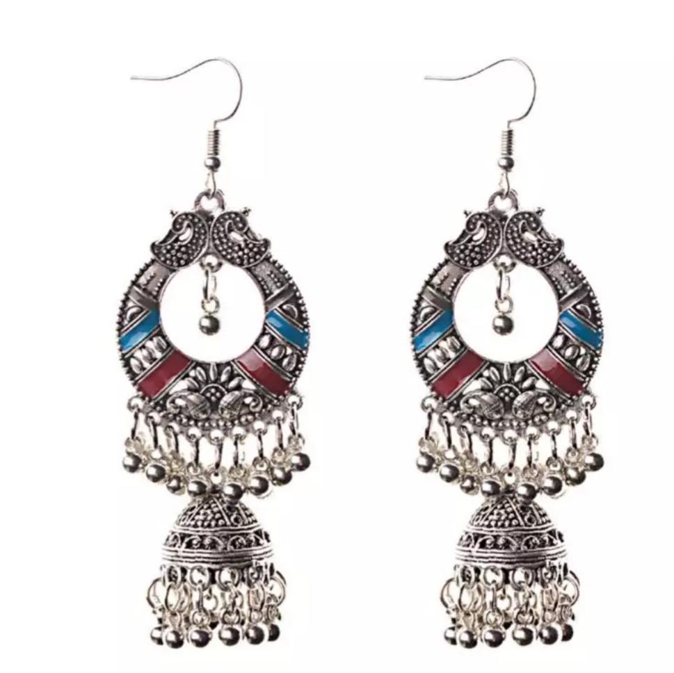 Antique Trendy Tassel Jhumki For women – Earrings Online in Pakistan | Hanaya