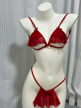 One Size (Fits:40-75 KGS) Bra set Lingerie Set Women Trendy Underwear Bikini Three-point – Close Up – Bra Set | Hanaya Pak...
