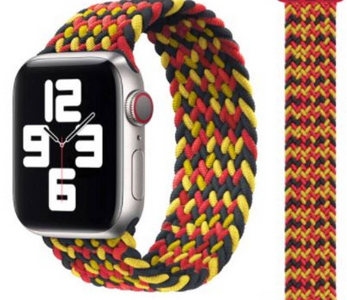 STRAP Elastic Sports Braided Solo Nylon strap Compatible For APPLE 38/40mm Series 1/2/3/4/5/6 – View 7 – Accessories | Han...