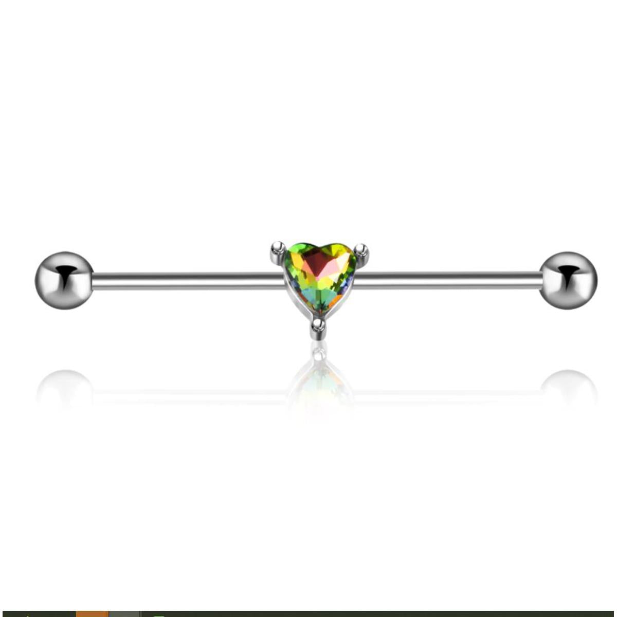 Unique Ear Accessories Steel 38mm Ear Plug 14G Piercing Industrial Cartilage Ear Jewelry – Earrings Online in Pakistan | H...