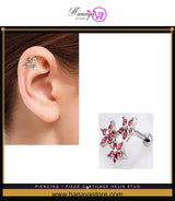 Piercing 1 Piece Cartilage Helix Stud Ear Piercing Plug Steel Earring