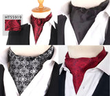 Silk Printed Mens Neck fashion ties CRAVAT bow tie bow ties fashion design male clothing bows and ties men wedding dress ties and bowties Ascot Tie Jacquard Woven Mens Neck Tie Fashion Ascort