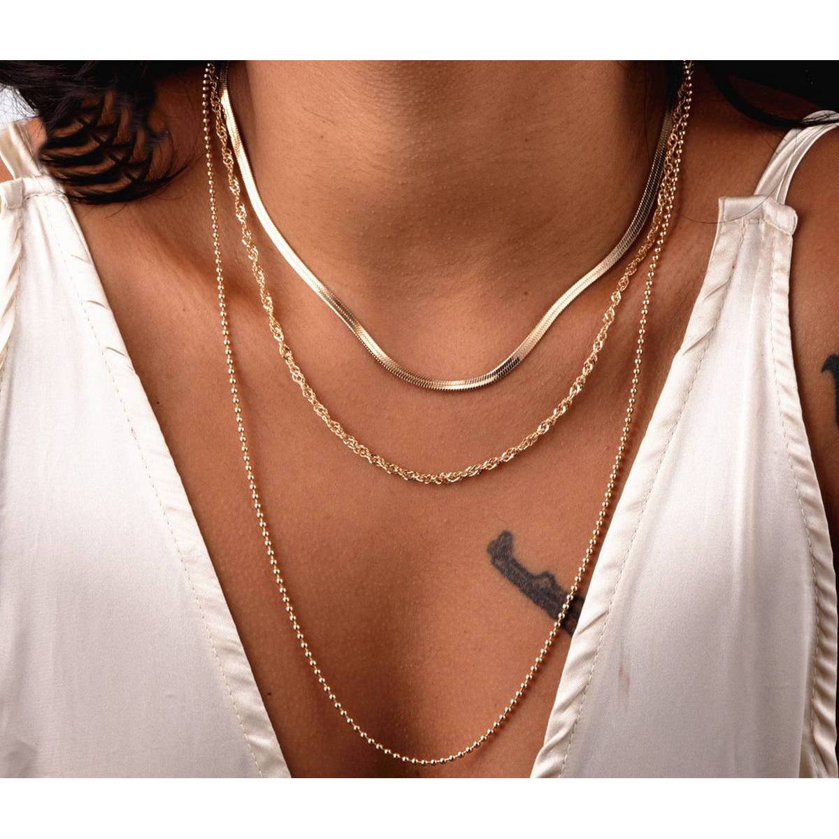 Trendy Classy Multi Layered Elegant Royal Necklace For Girls