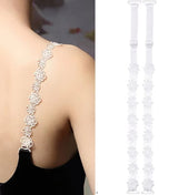 1 PAIR Adjustable lower Style Women Bra Shoulder Strap Elastic Anti Slip Adjustable Underwear Strap Detachable Ladies Bra ...