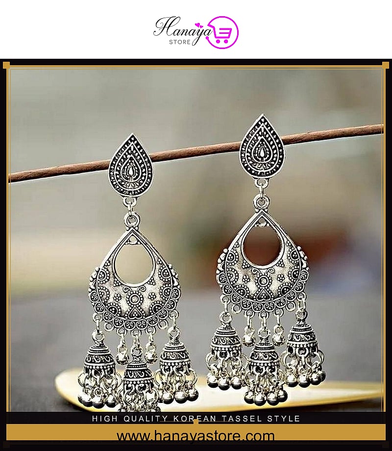 High Quality Korean Tassel Style Exquisite Elegant Stylish Earring – Accessories Online in Pakistan | Hanaya