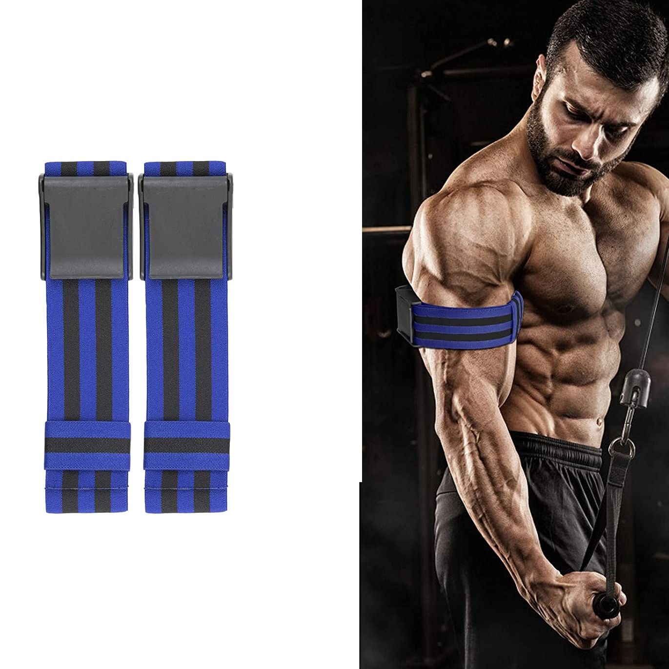 2 Pieces BFR Pro Blood Flow Restriction Bands for Arms Occlusion Training Bands – Accessories Online in Pakistan | Hanaya