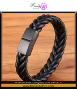 Premium Wrap Cord Men Cuff Bracelet Stylish Wristband – bracelet Online in Pakistan | Hanaya