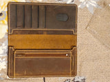 Genuine Leather Wallet for Men | Crazy Horse Pull-Up Cowhide Bifold Wallet with Card Slots & Cash Compartment