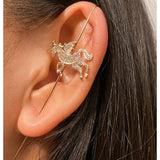 Hot Selling PAIR of Premium Quality Ear Wrap CUFF Hook Classy Royal Party Trendy Earring – Detail View – Accessories for W...