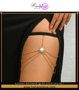 Bohemian thigh chain Design 1