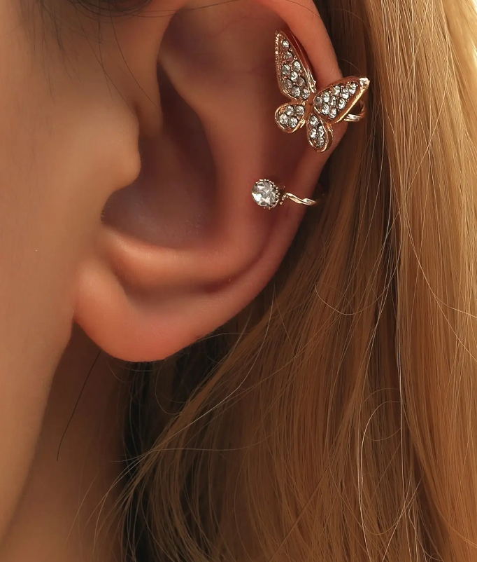 1 Piece Adjustable Ear Clip Cuff – High-Quality Trendy Minimalist Style, Comfortable Non-Piercing Design – Earrings Online...