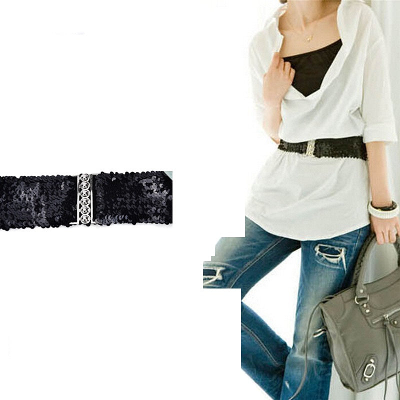 Stretchable Waist Chain for Women Belt for Girls Kamar Band Belt for Girls Slim Belt for Women Fashion Accessory Online Shopping – Image 3 of 3