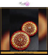 Meenakari Love Trendy Traditional Classy Party Wedding Earring For Girls