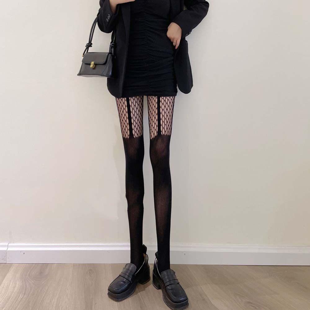 Women Lace Full Socks Striped Tights Long Stockings – Tights Stockings Leggings Hosiery for Women Pakistan | Hanaya Store