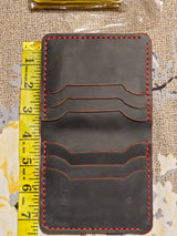 Genuine Leather Wallet for Men | Crazy Horse Pull-Up Cowhide Bifold Wallet with Card Slots & Cash Compartment